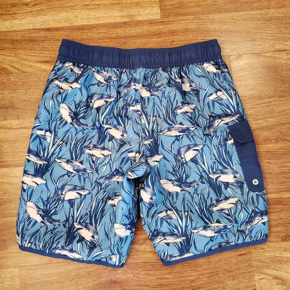 Cat & Jack Swim Trunks Boy's Medium (8/10) HUSKY Shark